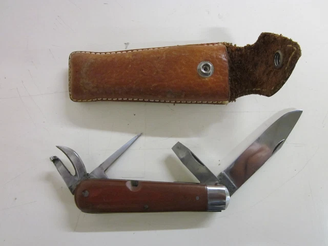 WENGER DELEMONT 1950 Old Cross Swiss Army Knife Sackmesser Couteau