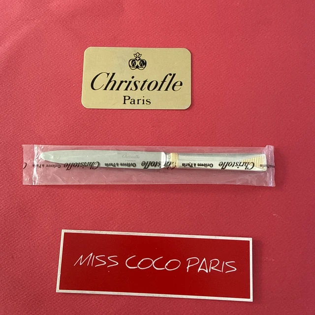 Christofle modèle Perles, 6 fourchettes à gâteaux neuves, sous blisters