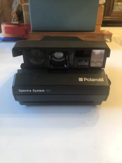 Vintage Polaroid Spectra System Se Instant Film Camera With Filter