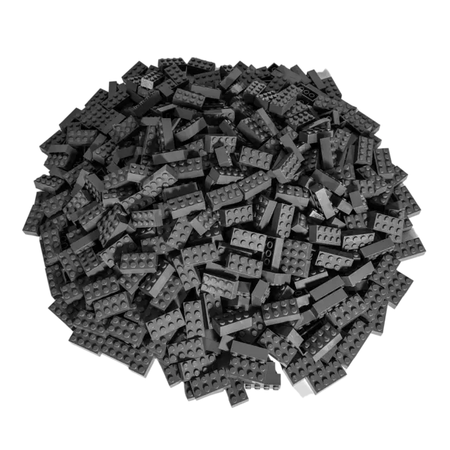 LEGO® 2x4 Steine Dunkelgrau - verschiedene Mengen - Dark bluish grey bricks 3001
