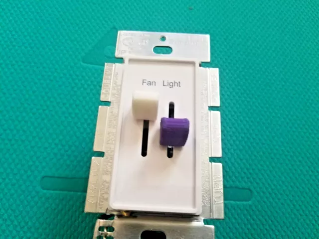 LUTRON Skylark DUAL SPLIT DIMMER replacement Slider HALF KNOBS 1 pair+1  3d part
