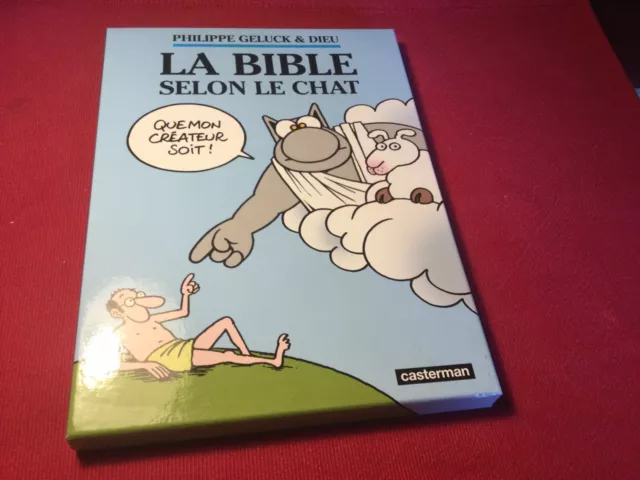 Coffret 2 Albums - La Bible Selon Le Chat De Philippe Geluck - Casterman 2013
