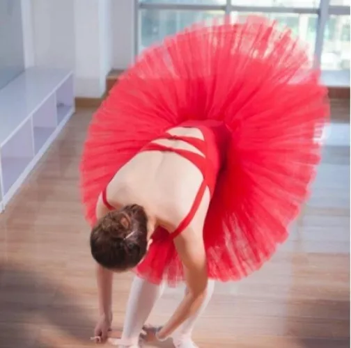 Professional Platter Tutu Black White Red Tutu Ballet Adult Ballet Dance Skirt 2