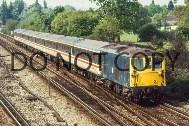 UK DIESEL TRAIN Railway Photograph Of Class 73 73122 Loco. (Rm73-133) £ ...