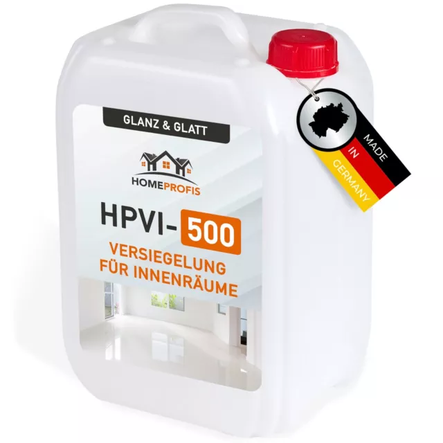 HPVI-500 transparente 2K Epoxidharz Versiegelung Innen Garage Werkstatt Keller