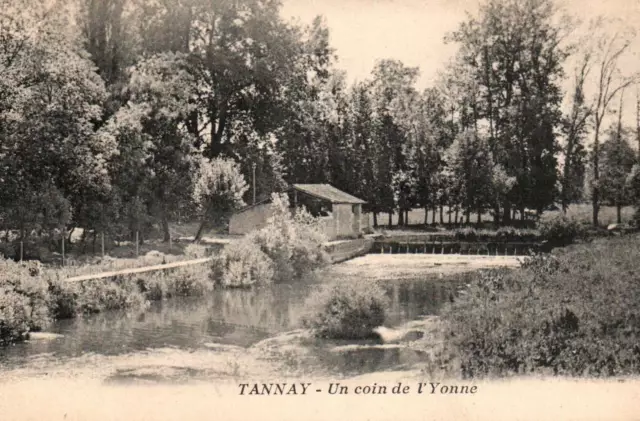 CPA 58 - TANNAY (Nièvre) - Un coin de l'Yonne