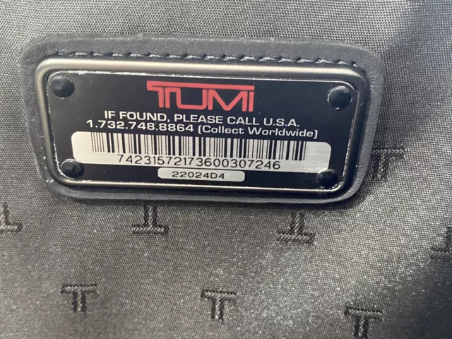 TUMI Alpha Wheeled 24" Expandable Meduim Trip Suit Case Black Luggage - 22024D4 2