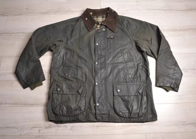 Vintage Mens BARBOUR A100 Bedale Waxed Jacket size C40