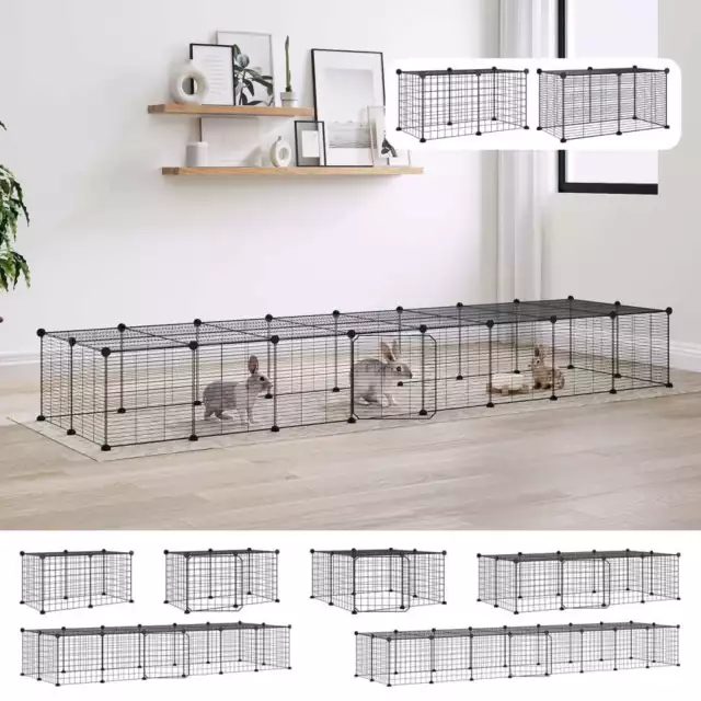 Cage pour Animaux de Compagnie Noir Chien Multi-taille Multi-modèle