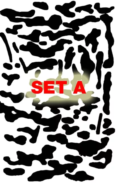 Minicam Mini-Multicam Cerakote Painting Stencil Vinyl Duracoat Airbrush Camo DIY