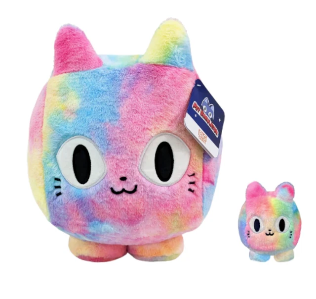 PET SIMULATOR X Titanic Tie Dye Cat Plush w/ Code SHIPS THE DAY YOU