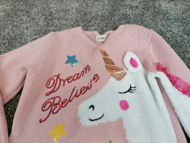 Girls Christmas Theme Clothes Bundle Age 5-6 Years Jumper & Pj's 3