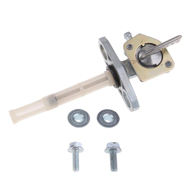 Réservoir Essence Moto - Robinet Carburant Pour Suzuki DR350, DR250, LTZ400, KING QUAD 300 - Alliage Zinc - 9