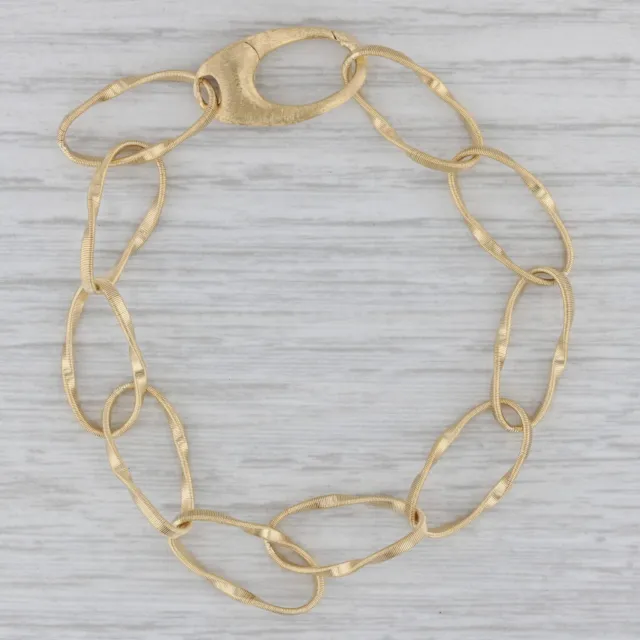 Marco Bicego Marrakech Onde Coil Link Bracelet 18k Yellow Gold 7.5" 2