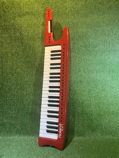 Roland AX-1 Shoulder Keyboard Controller Keytar RED MIDI Music 45-Keys ( Read )