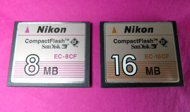GENUINE NIKON EC-16CF 16mb Compact Flash CF Camera Memory Card **FREE P&P** £7.99 - UK
