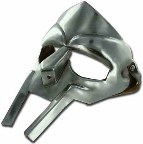 Hand Forged Sca Larp Helmet Roman Armor Mf Doom New Gladiator Face Mask Hallowe