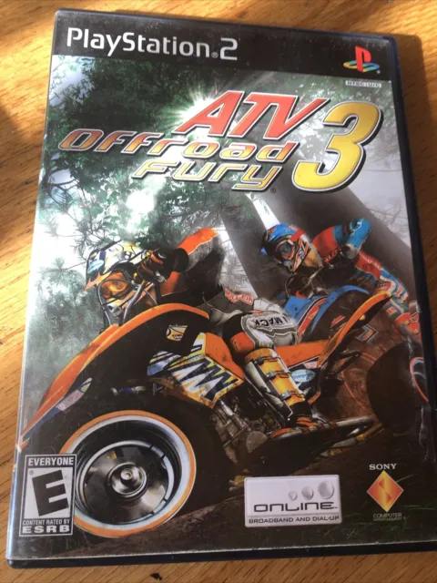 Atv Off Road Fury 3-(Sony Playstation 2)- Complete In Box Very Good Condition