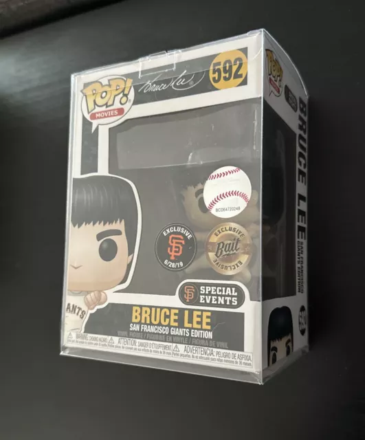 Funko Pop! Movies: Bruce Lee #592, San Francisco Giants, BAIT Exc., *Vaulted*