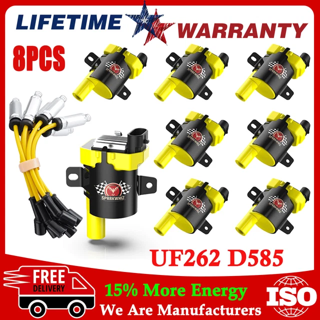 NEW IGNITION COIL Spark Plug Pack For Silverado Chevy GMC LS1 LS3 4.8 5