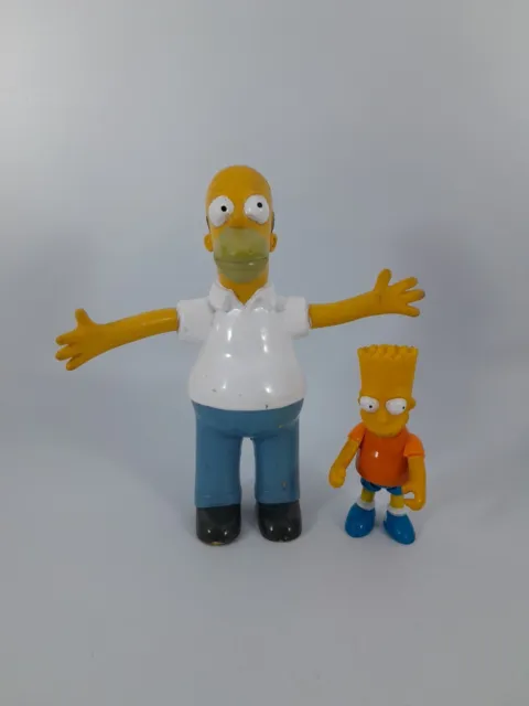 Vintage The Simpsons Homer & Bart Figures