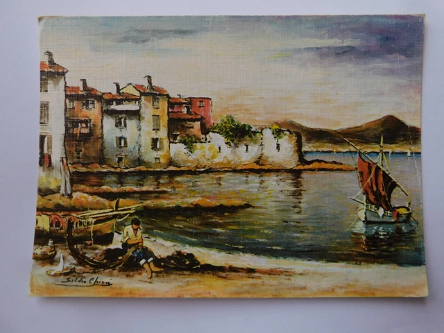 83 Var Carte Postale  Saint-Tropez N°95 Tableau Silvio Chisci