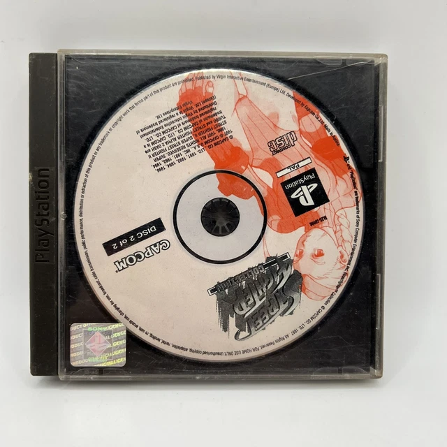 Street Fighter 2 Collection White Label Sur PS1 - Complet Et PAL - Capcom