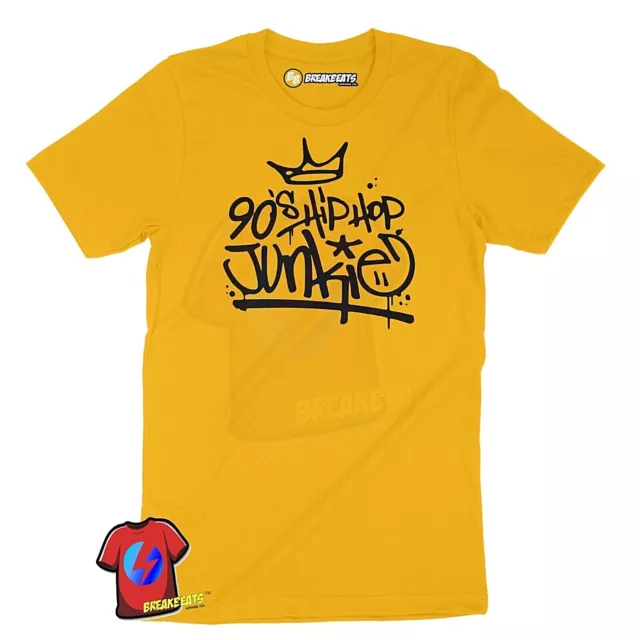 MEN'S GRAPHIC DESIGN T Shirt 90's Hip Hop Junkie Urban Street Graffiti ...