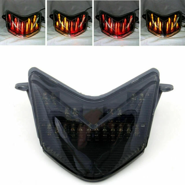 LED Tail light+integrated Turn Signal For Kawasaki Ninja ZX6R/6RR/636 ZX10R Y3