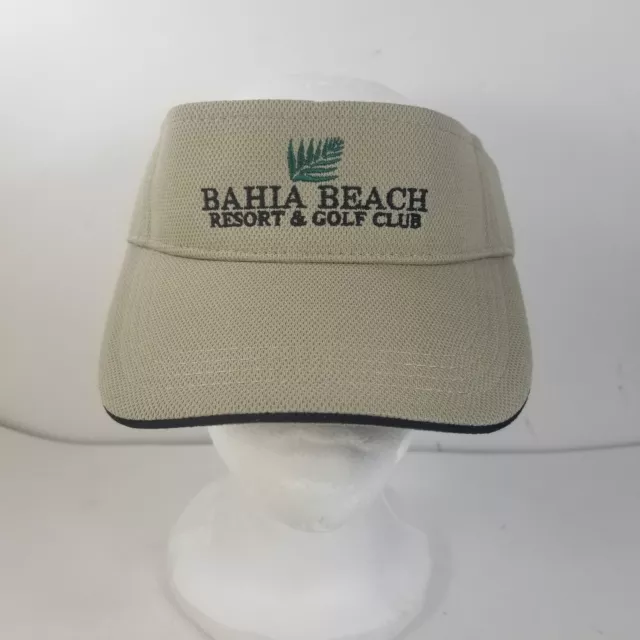 Imperial Bahia Beach Resort Golf Club Visor Hat Cap Strap Back Adjustable