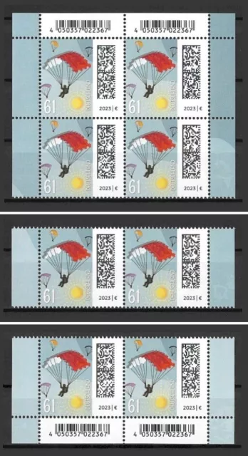Bund Mi.Nr. 3736** (2023) postfrisch (Paare / 4er-Block)/Welt der Briefe (XII)