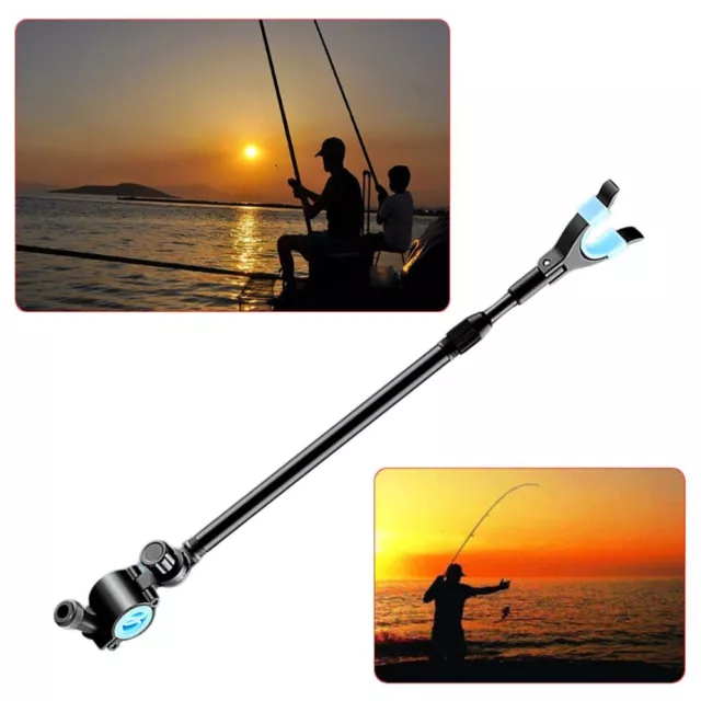 Supporto per canna da pesca Telescopico Porta canne da pesca Staffe allungate