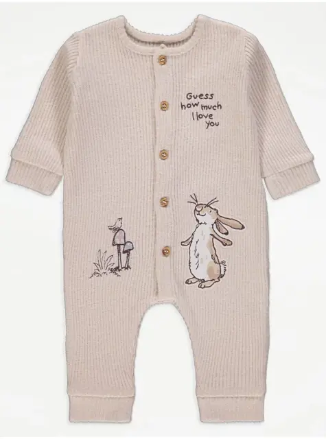 Guess How Much I Love You Soft Sleepsuit Babygrow All in One 6-9 Months BNWT