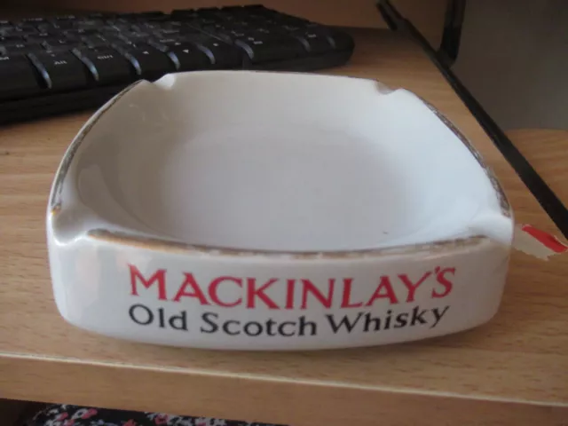 Collectable Ashtray Mackinlays  Old Scotch Whiskey