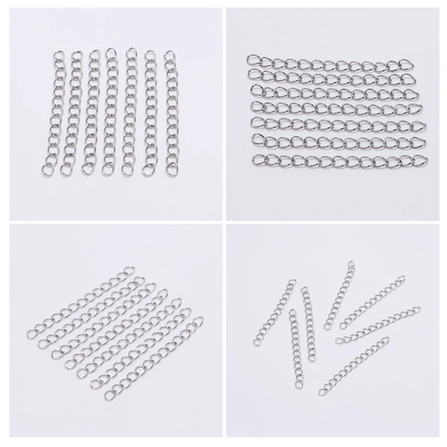 SUPERFINDINGS 14Pcs Prolunga Catena in Ottone 18K Prolunga Collana