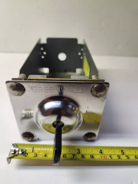 Greenwald Indusries Coin Box With Key UG800 Key S7092  See Video