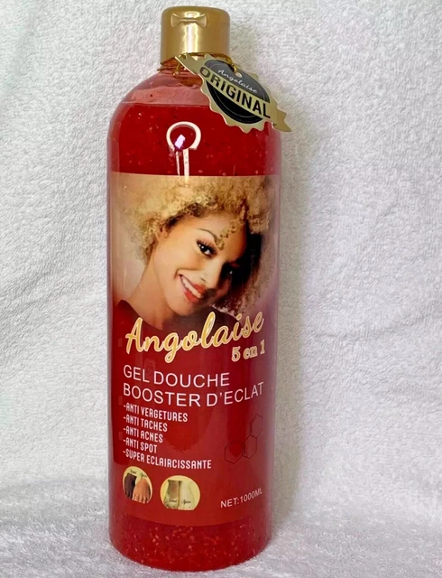 Huile Anglaise Éclaircissante 5 En 1 - Anti-taches & Imperfections - 1000ml + 125ml - 100% Naturel - Neuf