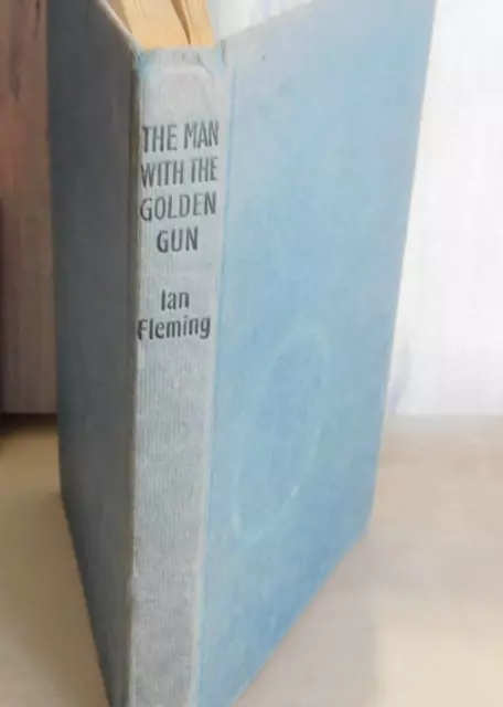 James Bond Novel 1st Ed 1965 The Book Club The Man With The Golden Gun Hardcover