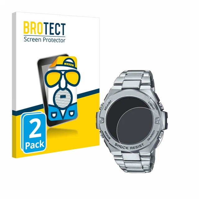 Protection écran Verre Trempé BROTECT Pour Casio G-Shock GBD-H2000 - Lot De 3 Films, 9H, Anti-rayures - 8