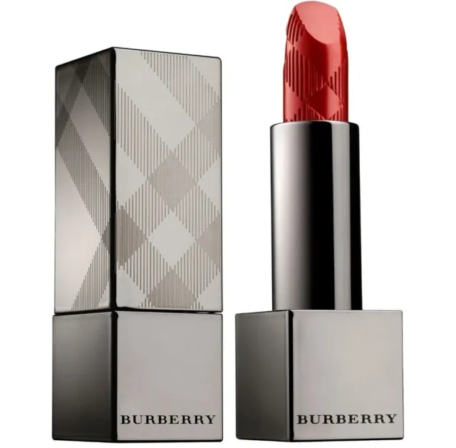 BURBERRY Kisses Hydrating Lip Colour 109 Military Red NIB Retail Version READ