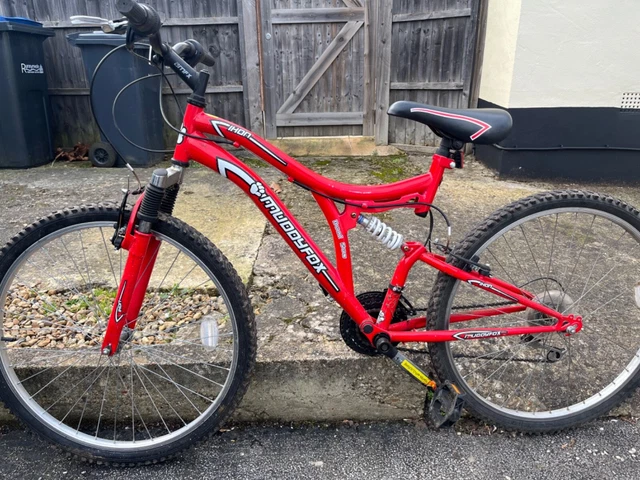 MOUNTAIN BIKE DUAL suspension muddyfox 15.42 PicClick UK