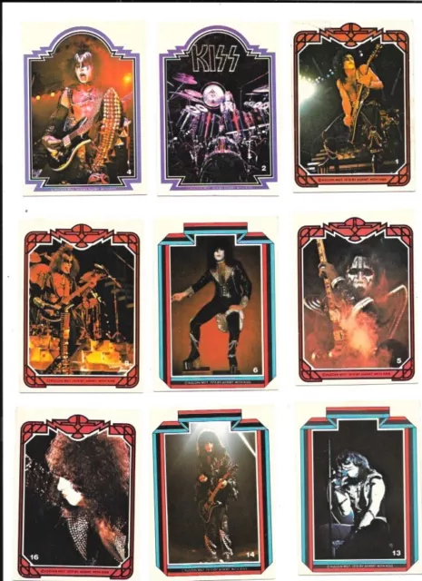 Kiss Card Set Series 1 66 Cards Aucoin 1978