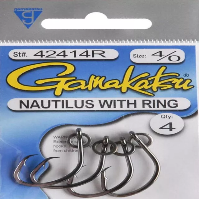 Gamakatsu Nautilus Circle Heavy Duty NSB Hooks