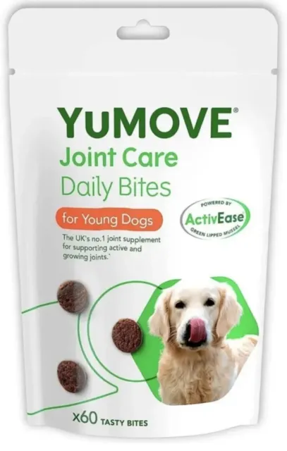YuMOVE Daily Bites For Young Dogs Support Active and Growing Joints 60 Chews