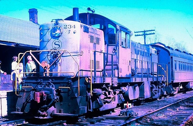Ektachrome Slide Nysw Alco Rs-1 #234 March 1982
