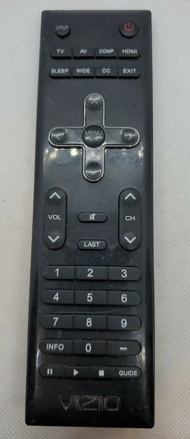 Vizio VR10 Remote E320VA E321VA E370VA E371VA E420VA E421VA E470VA M260VA E261VA