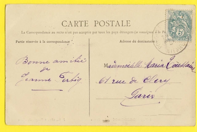 cpa FRANCE Burgundy 58 - POUGUES les EAUX (Nièvre) Le CASINO Théâtre Animé 2