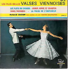 Roland Didier Et Ses Cordes - Les Plus Belles Valses Viennoises 7"  Very Good VG