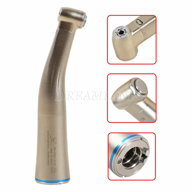 Dental 1:1 Contra angle Fiber Optic Handpiece fit NSK Sirona Electric Motor