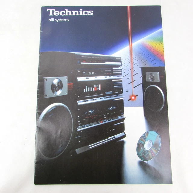 TECHNICS 1985/1986 HIFI Brochure Catalogue vintage X90 SUX60 etc £24.